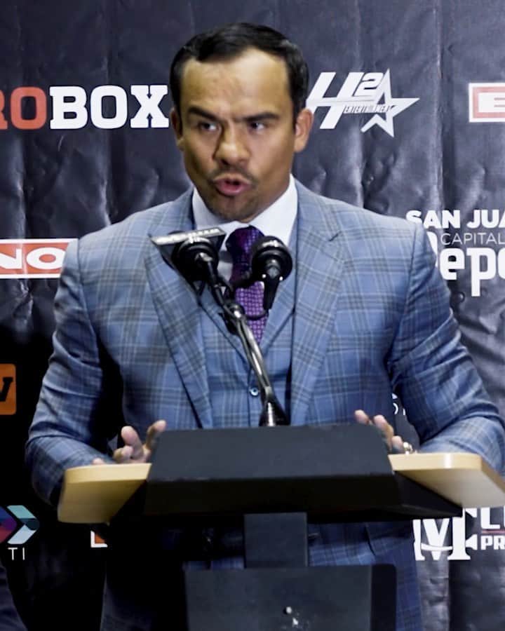 ミゲール・コットのインスタグラム：「🔥🔥🔥🔥 🌎🇵🇷 COTTO PROMOTIONS 🤝 PROBOX TV 👊📺  Hoy comienza una nueva alianza entre ProBox TV y @miguelcottopromotions para presentar eventos de boxeo en Puerto Rico cada mes 🥊」