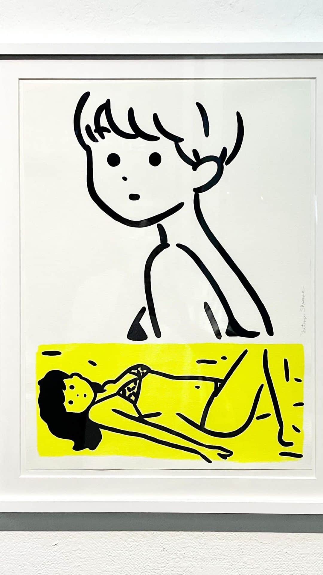 白根ゆたんぽのインスタグラム：「個展「楽しくなくなる前に」 7.16 - 8.7 .2022 trancepop gallery (Kyoto)  ギャラリーの様子を撮影した動画です。 #楽しくなくなる前に  #トランポップギャラリー」