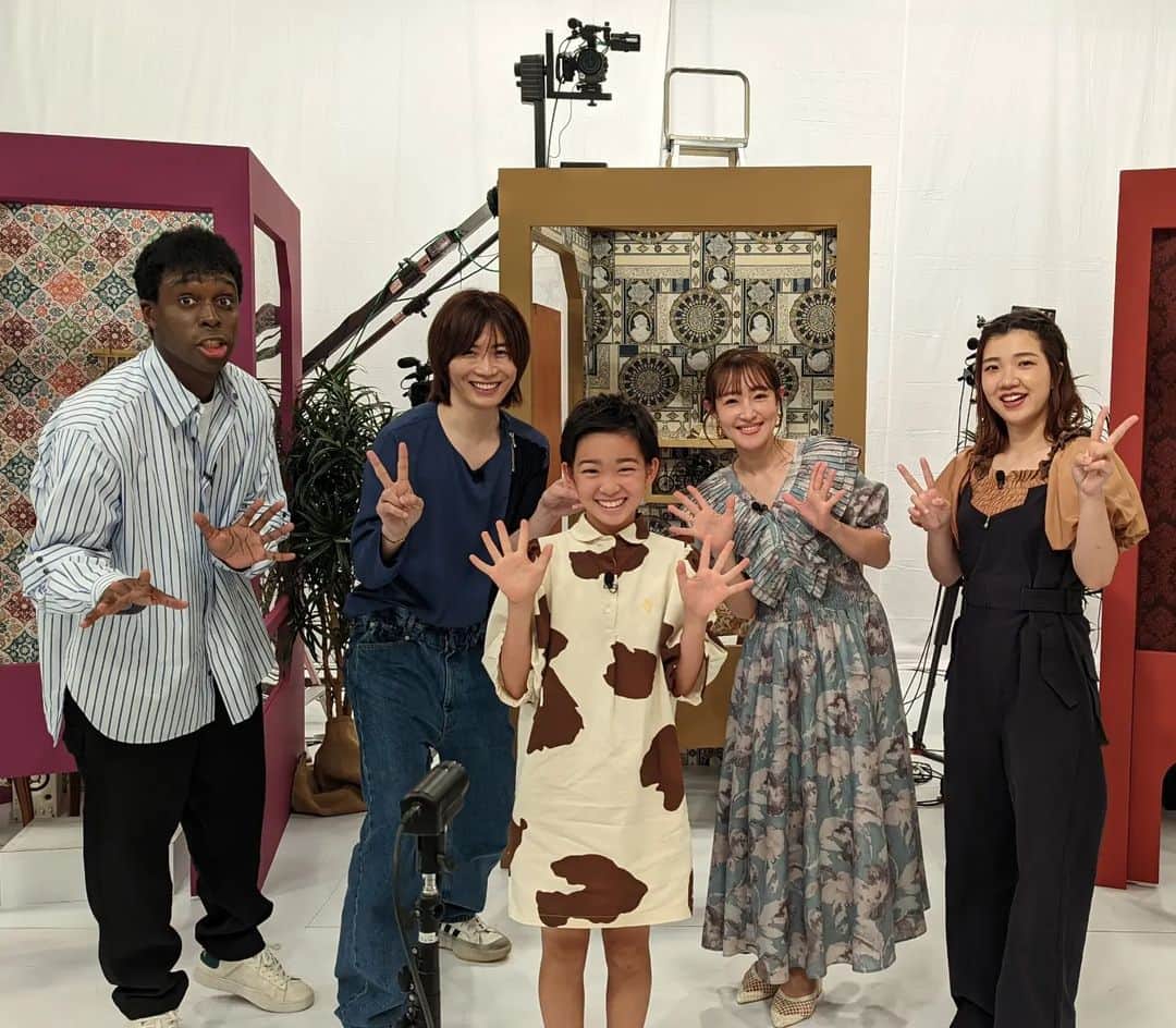 アイク・B・ヌワラのインスタグラム：「楽しい収録でした！☺ 放送詳細分かり次第投稿するね🙌🙌🙌」