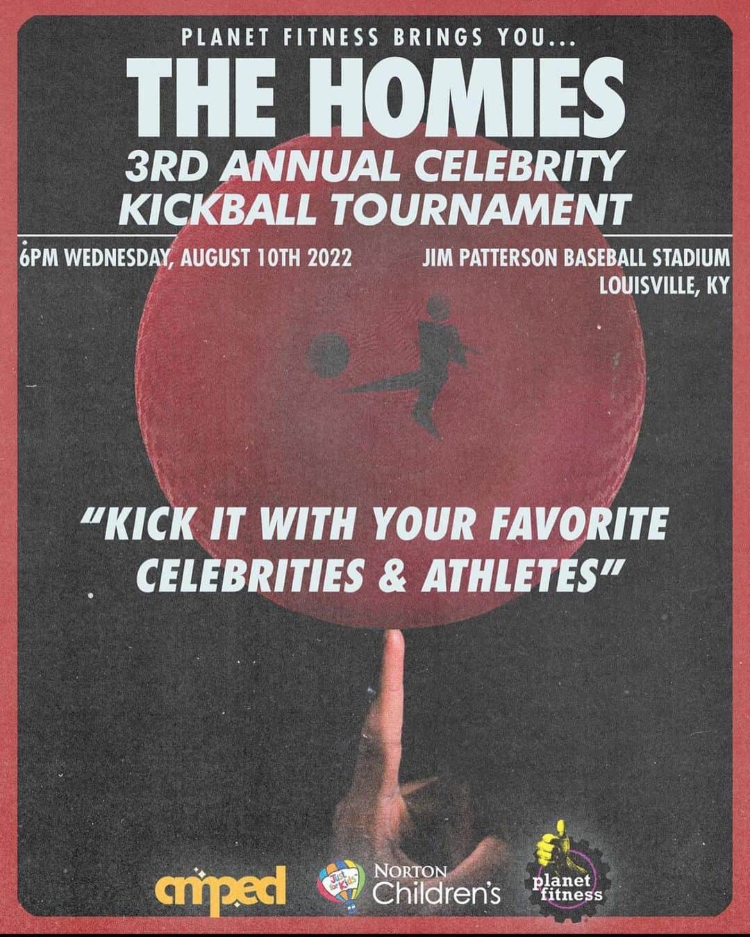 タイラー・ユリスのインスタグラム：「Excited to be apart of the 3rd Annual Celebrity Kickball tournament.  BBN come out and have some fun ❗️these are just a few of many former UK players that will be attending .  Some of your favorite artists and celebrities will be attending as well. Tickets available in bio」
