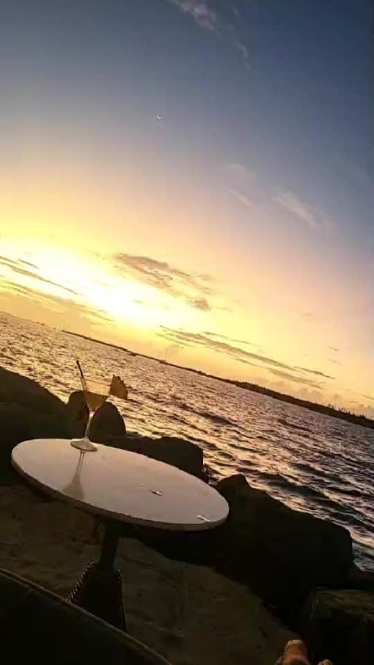 リーチマイケルのインスタグラム：「Sunset in Fiji  #レッセン」