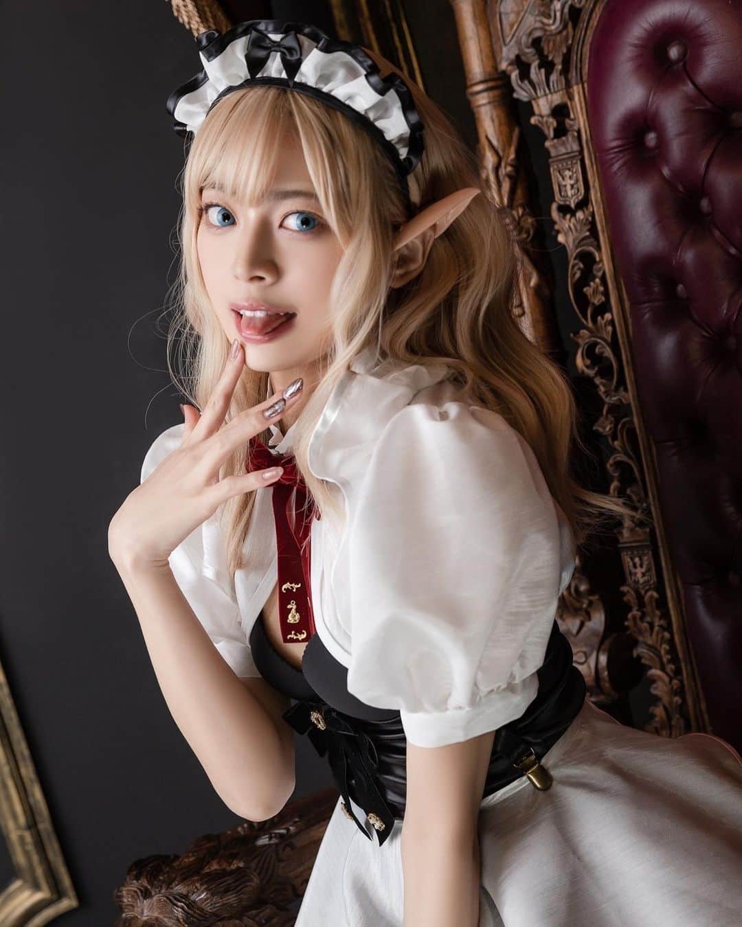 藤田いろはのインスタグラム：「エルフメイドさん✨」