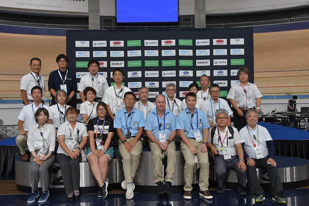 前田佳代乃のインスタグラム：「2022 JAPAN TRACK CUP Ⅰ&Ⅱ  何気に国際大会の執務はこれが初めてかな。 お疲れ様でした！」