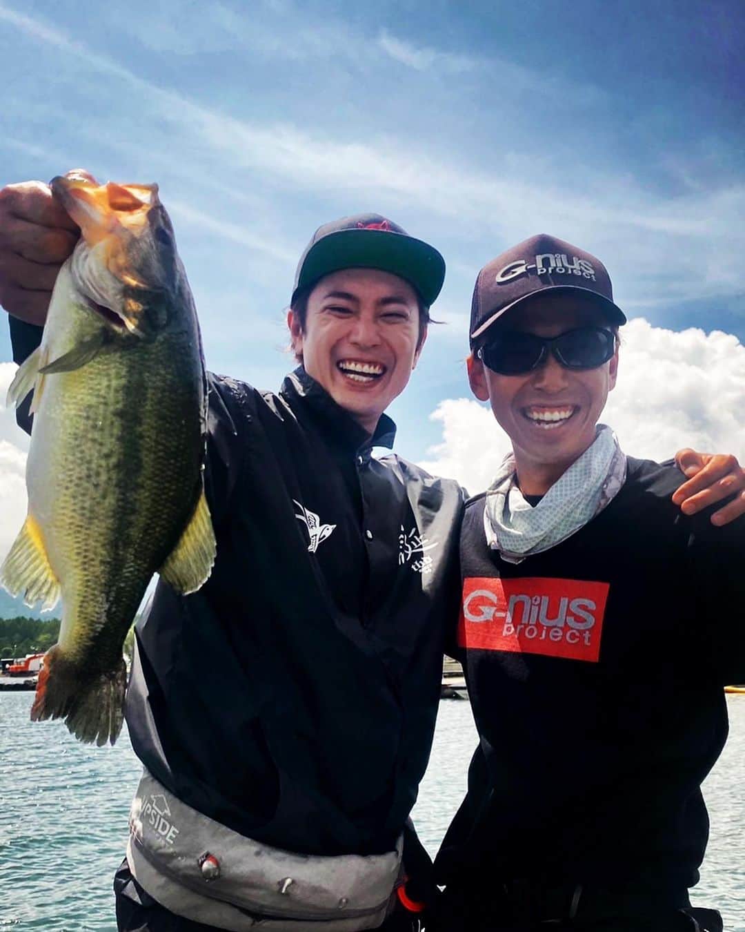 間宮祥太朗のインスタグラム：「山中湖にて。 雄太くん、ありがとう！！」