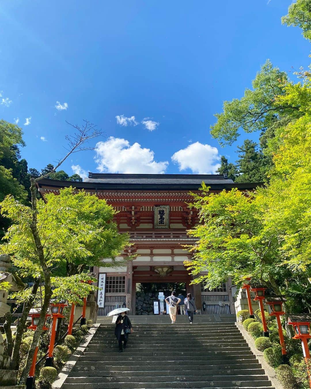 迫田里奈（りなぽよ）さんのインスタグラム写真 - (迫田里奈（りなぽよ）Instagram)「鞍馬寺⛩  パワースポットで パワーもらってきました🤣👍🏾❤️‍🔥  京都大好き。🥹❗️  #京都」8月2日 14時18分 - rinapoyo.1129