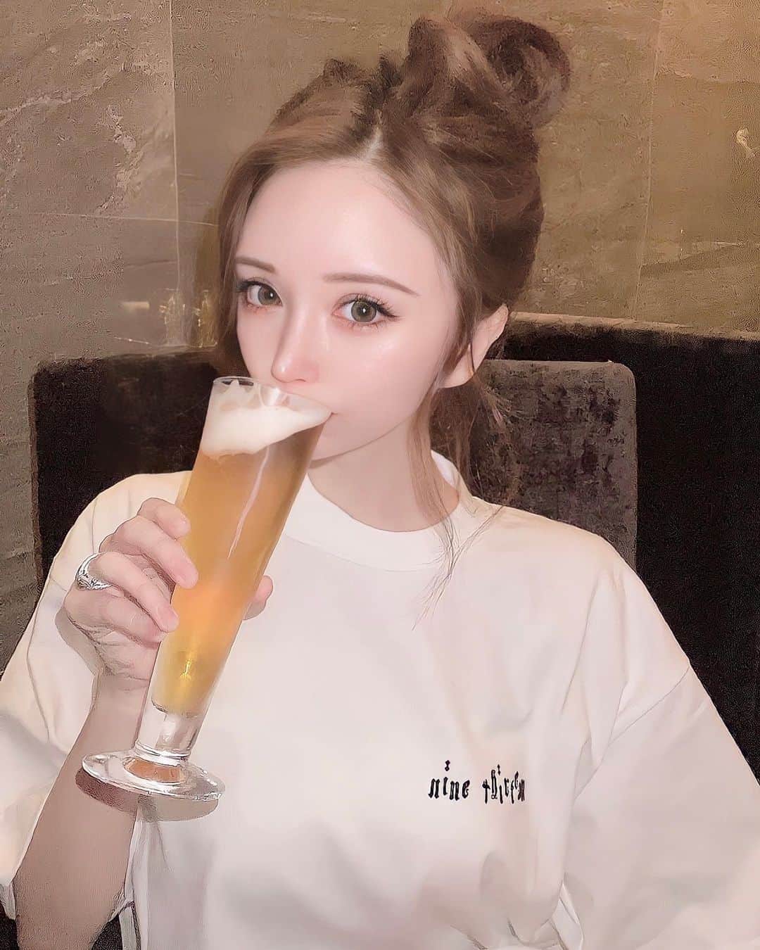 えりなのインスタグラム：「びーるうまい季節🍺💕  ゆーすけくんのブランド @king_t.p.d.n  生地もしっかりしてて 後ろもかわゆい❤︎  https://tpdn.online/」