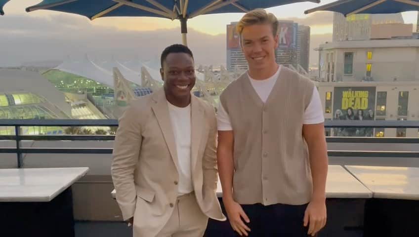 ウィル・ポールターのインスタグラム：「Me and my mate from The Guardians of The Galaxy: Volume 3 @chukwudi_iwuji - The High Evolutionary himself - need your help!   Our friend Marie Hanson, Founder of @storm100youth needs your sponsorship ahead of her incredible fund-raising skydive, on August 14th! Marie is facing her biggest fear and jumping out of a plane to raise money so that she is able to continue her incredible work…  STORM Family Centre is a charity providing counselling for sufferers/survivors of domestic violence, and for anyone who has experienced trauma of any kind. They also provide:  • Youth activities  • Employment help  • Nursery-care  • Accredited courses  • Befriending groups  • English classes for refugees  You can help by donating via the link below (also in bio)  https://www.justgiving.com/campaign/STORMskydive  Any donation, of any size, is greatly appreciated!」