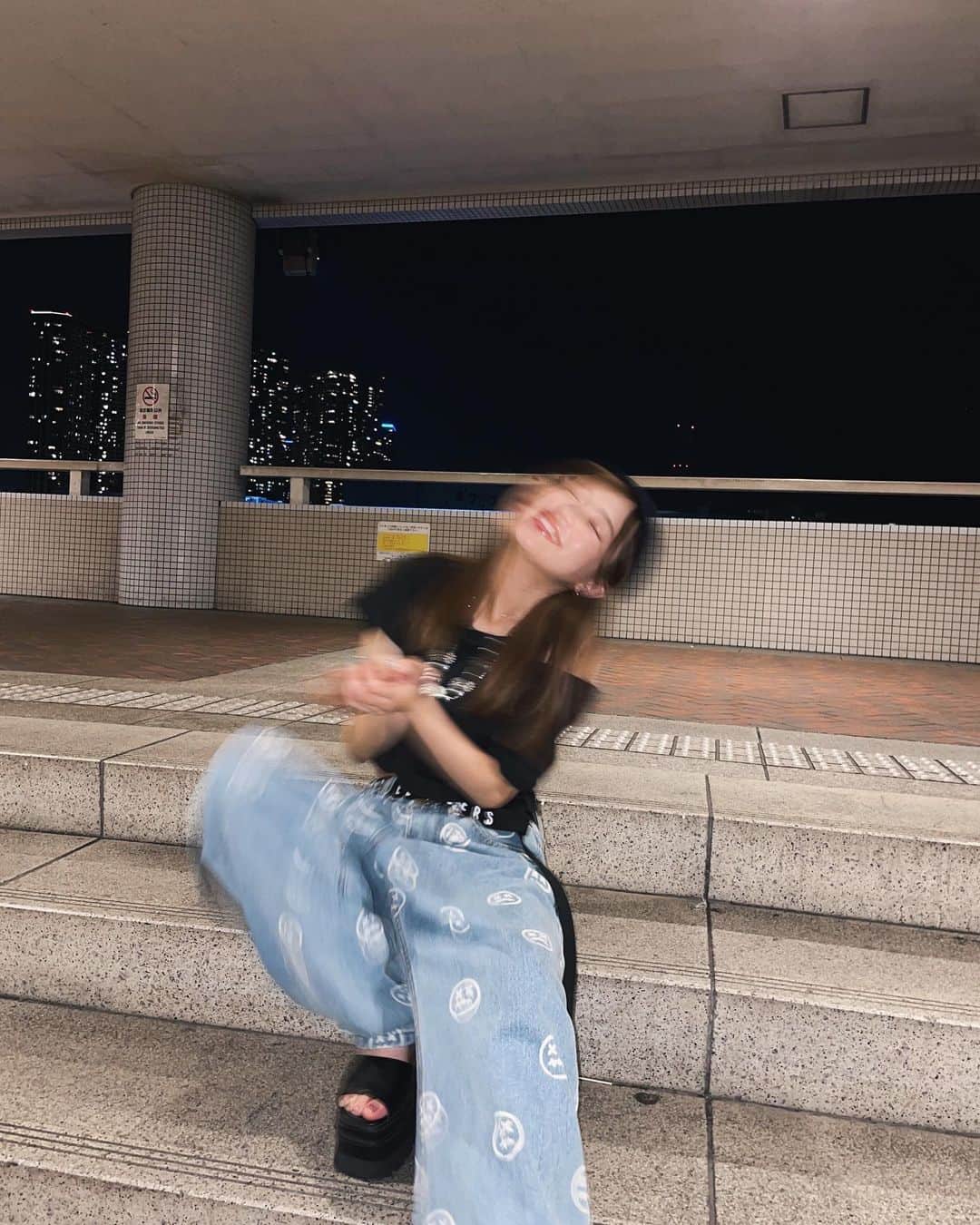 高木悠未のインスタグラム：「🃏🃏🃏 TOKYO YOKAZE    #夏の夜お散歩いいね」