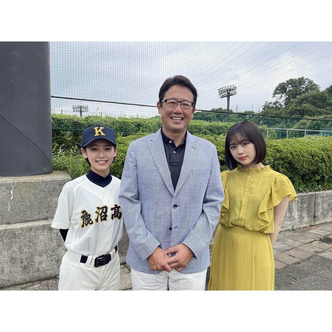 池田朱那さんのインスタグラム写真 - (池田朱那Instagram)「.  お父さん役の古田さん お姉ちゃん役のなえなのさん 家族写真︎︎☺︎💕  今夜26:14〜 なえなのさんMCの「ブカピ！」で ドラマを紹介していただきます。 そちらも是非観てね✨  #ふたりの背番号４」8月2日 23時20分 - ikeda_akana