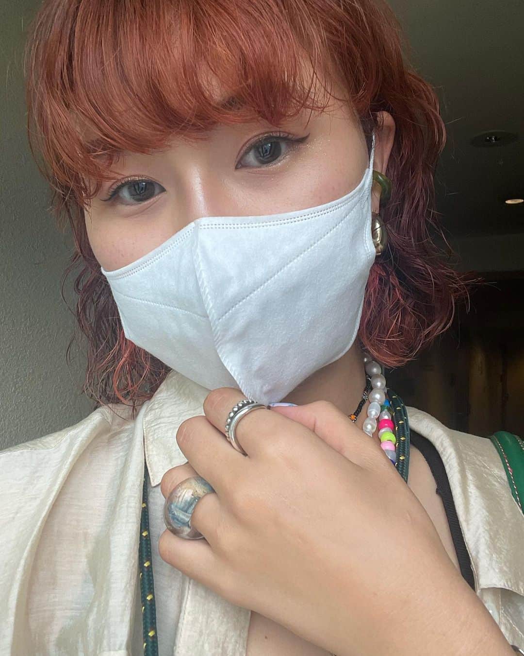 村上佳菜子のインスタグラム：「. カラーチェーーーンジ🍊🧡🍊🧡🍊🧡 カラーは @ayaamiuraa  . . . #ヘアチェンジ #オレンジ #🍊」