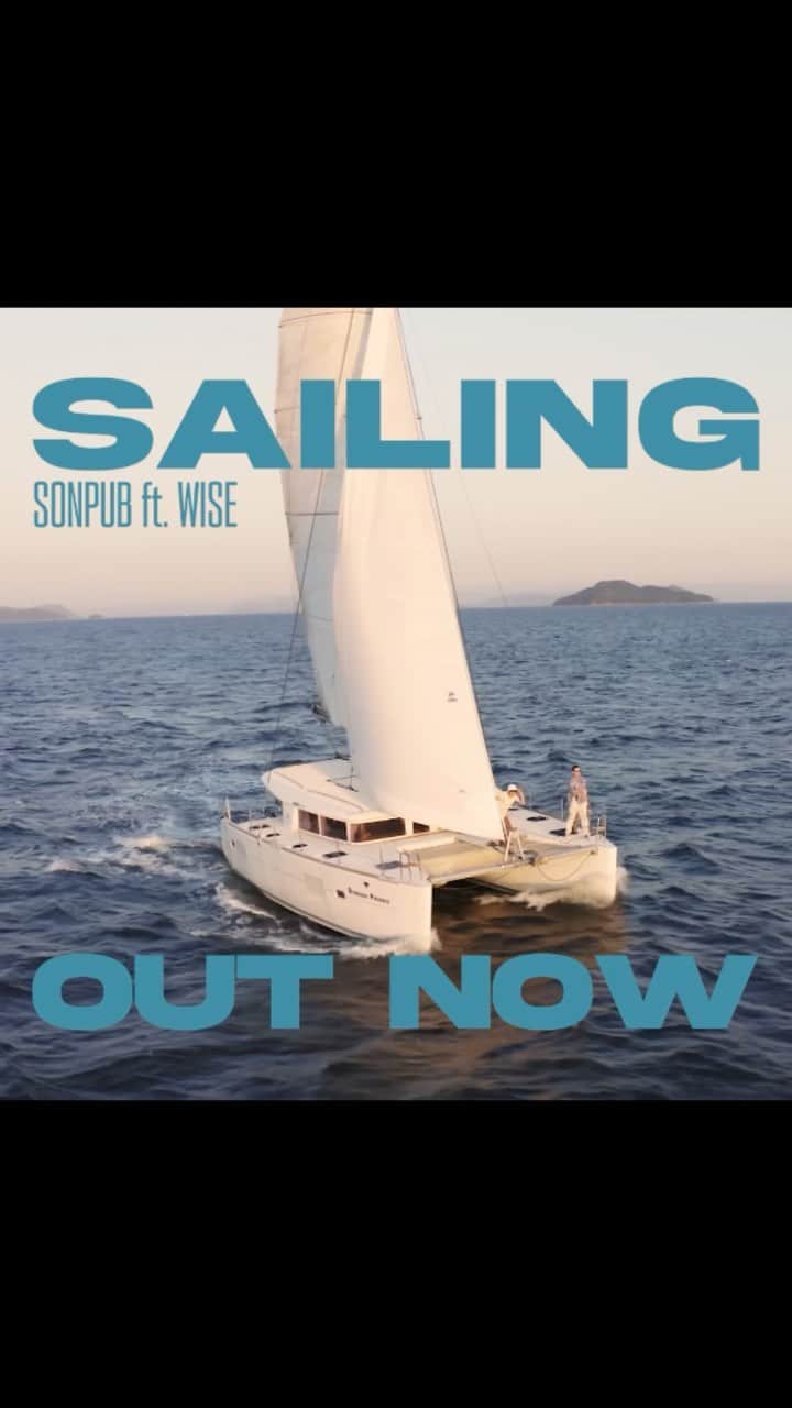 SONPUBのインスタグラム：「Sonpub feat. Wise "Sailing"  MV Out now⛵️瀬戸内海の絶景クルージングにマッチするチルなニューチューン是非チェックしてください⚓️  #Sailing #Sonpub #Wise #DPYC」
