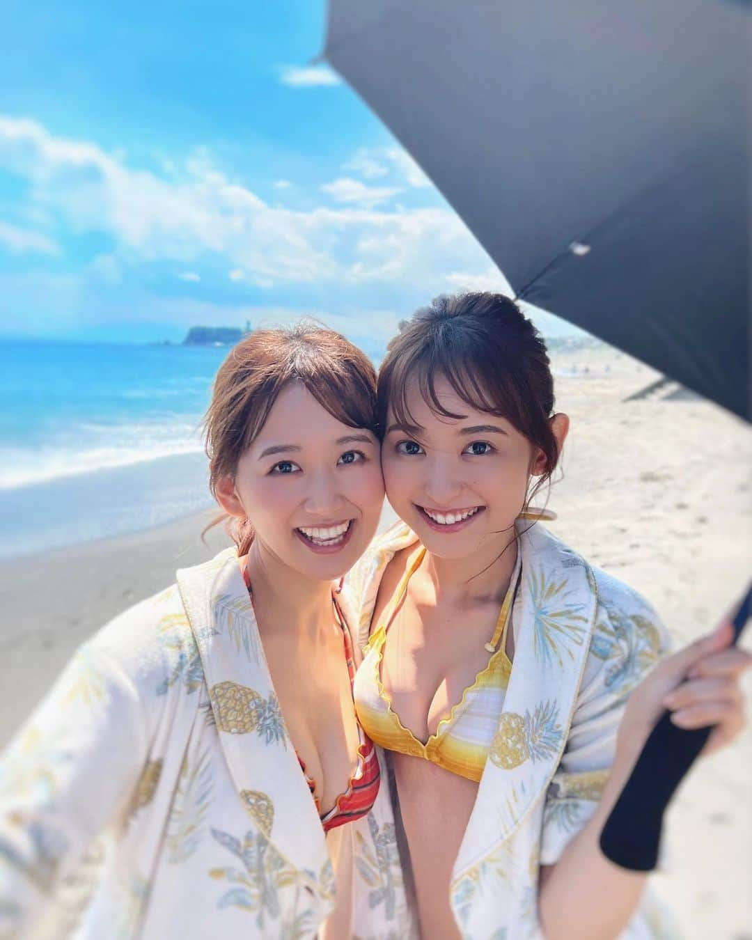 立花玲奈のインスタグラム：「. #週プレ　  沢山の衣装の中から、スタイリストさん編集部さんが私に似合う水着を選んでくださいました☺︎  ありがとうございます🐬⭐︎」