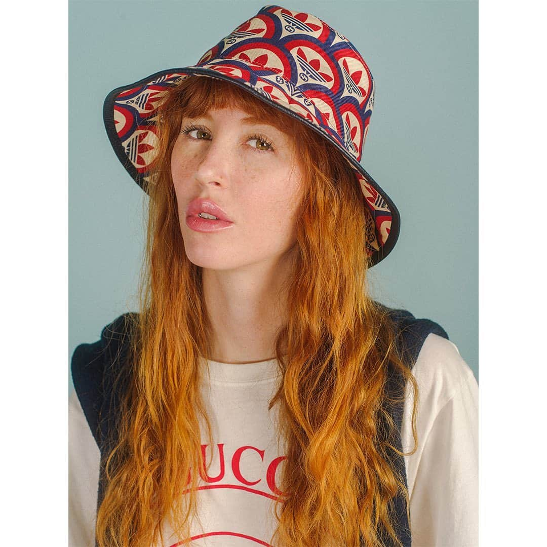 Faith Picozziのインスタグラム：「Portraits 1️⃣ 🧢 @gucci 📸@filip.milenkovic 🎨  @filipandfaith @faithpicozzicreative @faithpicozzi #guccixadidas #gucci #portrait #fashion」