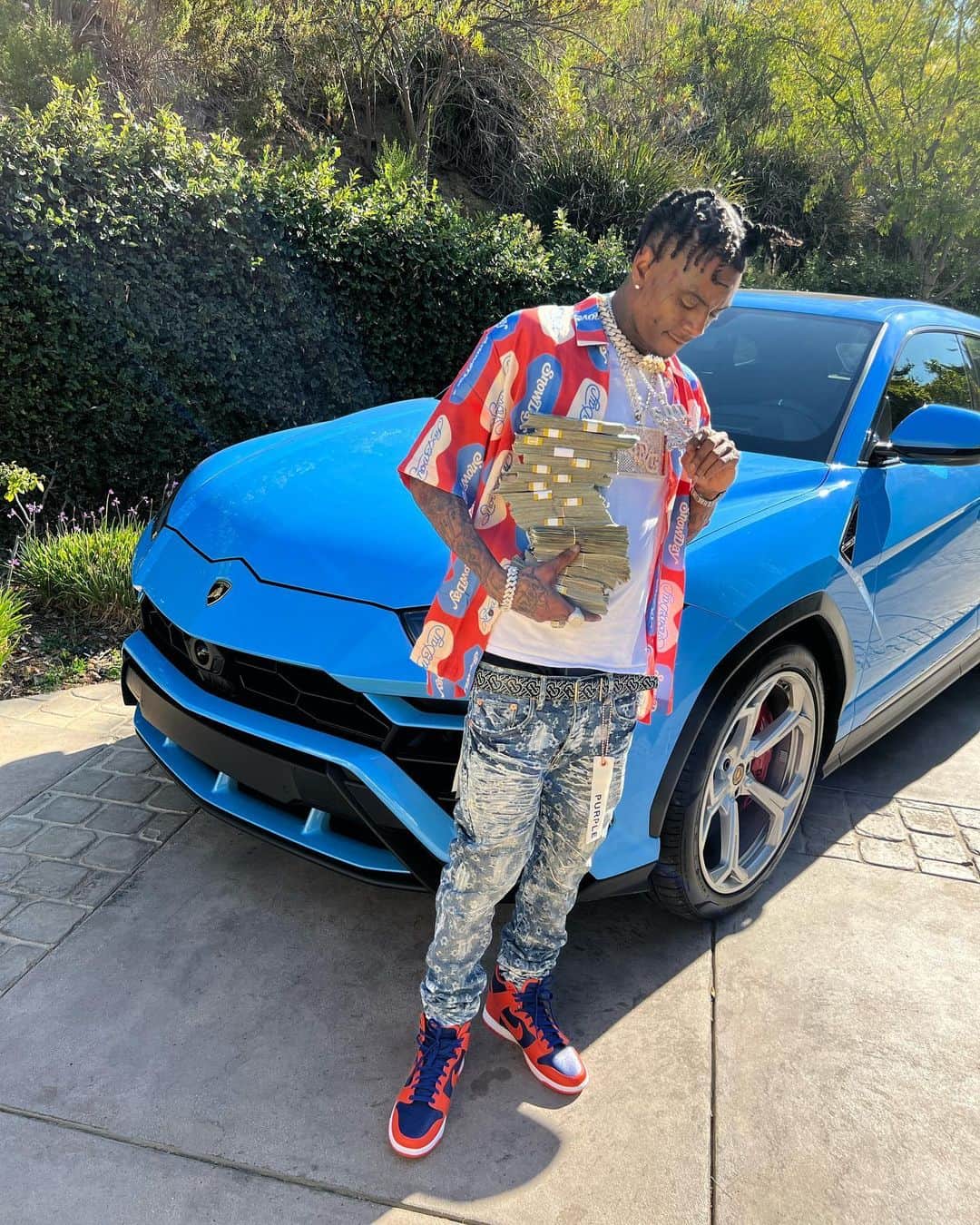 ソウルジャ・ボーイ・テレムのインスタグラム：「BIG Draco 💪🏾🥶🥶🥶🤦🏾‍♂️」