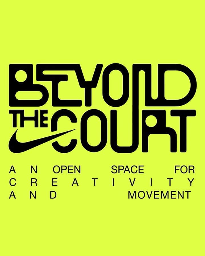 NikeNYCのインスタグラム：「📣 Calling all creatives, athletes, innovators and pathfinders! Come join us for #BeyondTheCourt 🎾 a two-day immersive experience exploring the intersection of sport, fashion and creativity.  All 👏 for 👏 free 👏  Come play 💫」