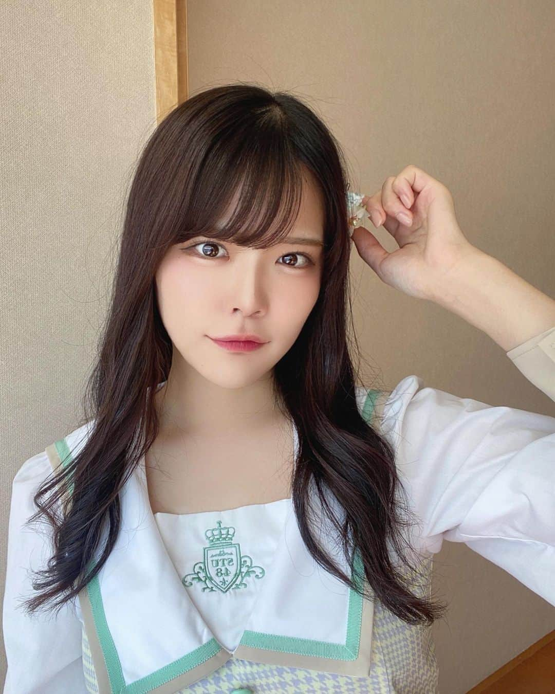 矢野帆夏さんのインスタグラム写真 - (矢野帆夏Instagram)「髪伸びました😶きりたいなあ  #STU48#矢野帆夏#巻き下ろし」8月29日 9時25分 - yanohonoka.stu48