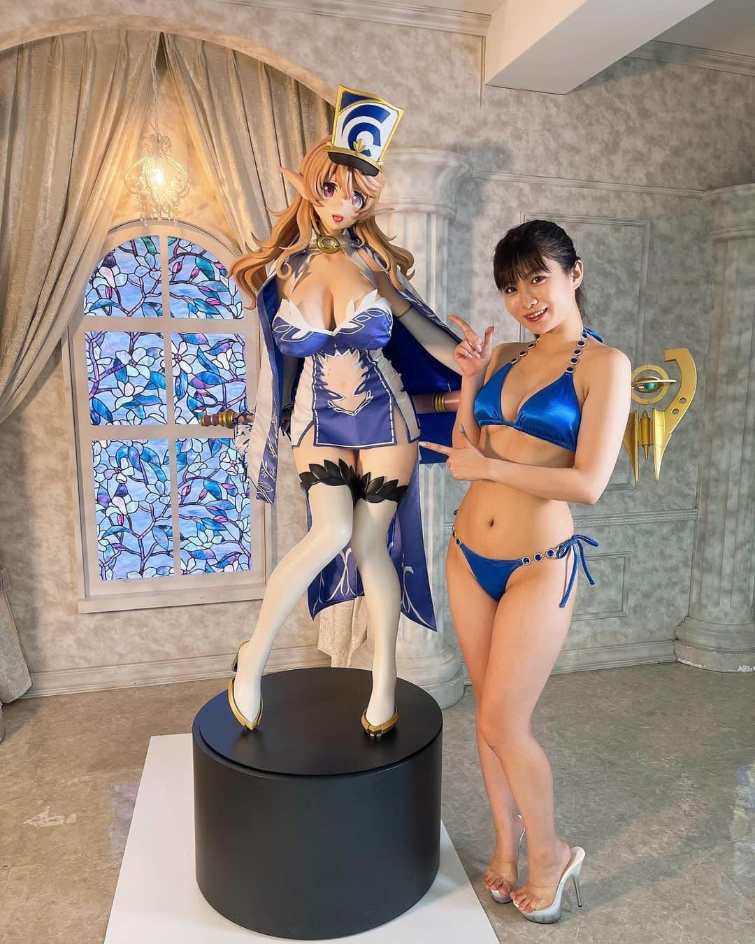 谷かえさんのインスタグラム写真 - (谷かえInstagram)「いつかの撮影の日 等身大フィギュアいたよ  何のキャラクターかわかる？？  おやすみ( ˇωˇ )」8月29日 21時21分 - tani_kae