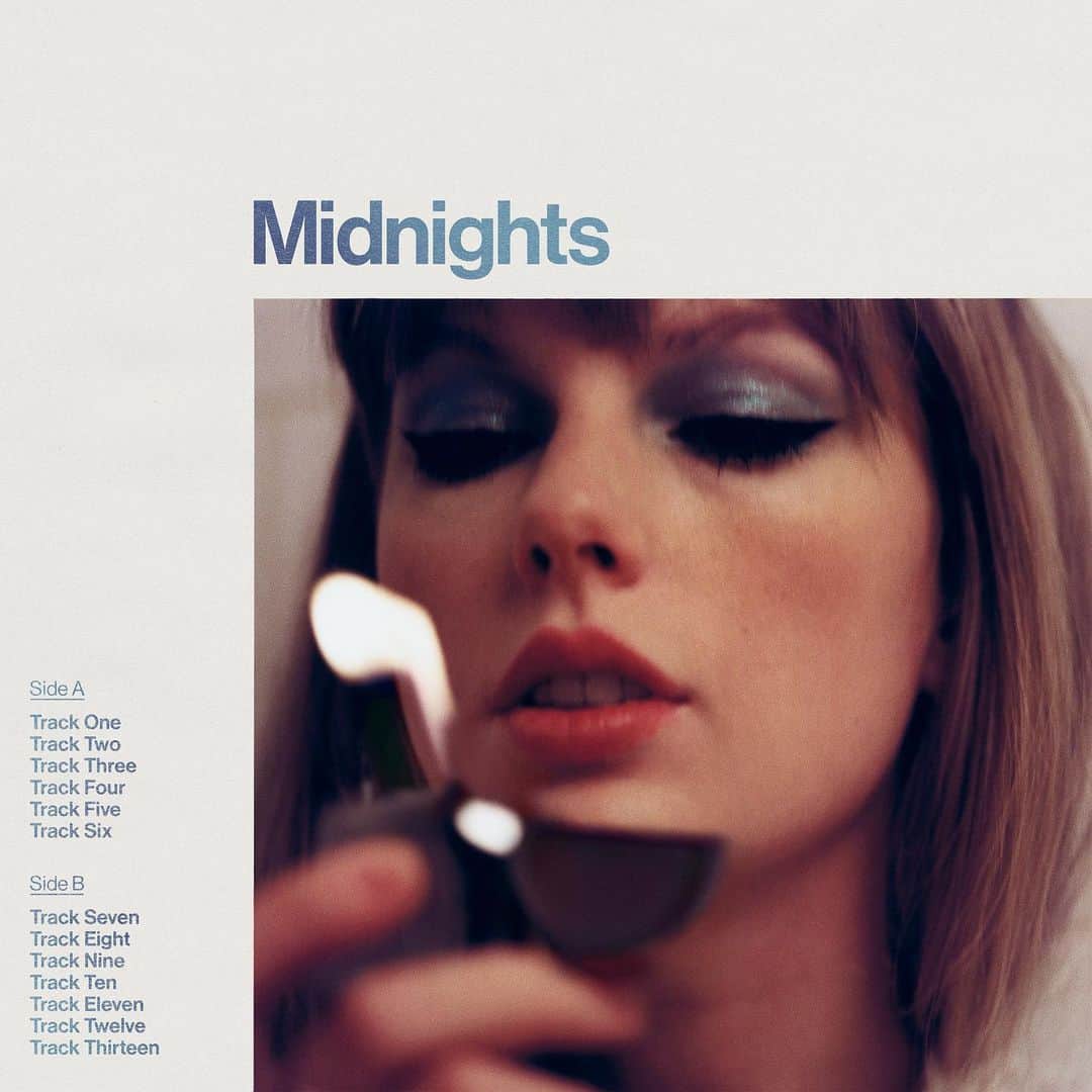 テイラー・スウィフトのインスタグラム：「Midnights, the stories of 13 sleepless nights scattered throughout my life, will be out October 21. Meet me at midnight.」