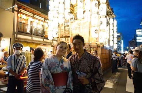 小澤竜己のインスタグラム：「夏の思い出 祇園祭　2022  #kyoto #japan #festival #祇園祭 #家族時間 #国際結婚 #日本 #ポーランド #立志社」