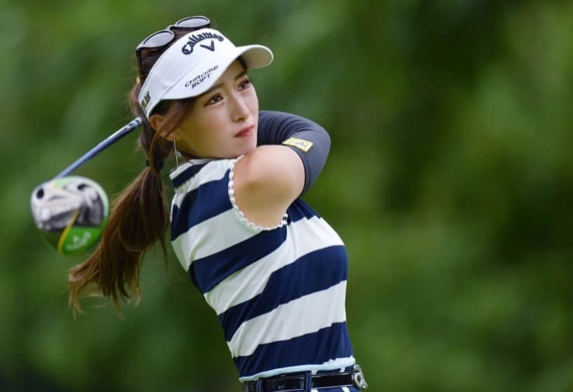 臼井麗香のインスタグラム：「. ニトリレディース🤍  #lpga #golf #ニトリ #小樽 #ゴルフ」