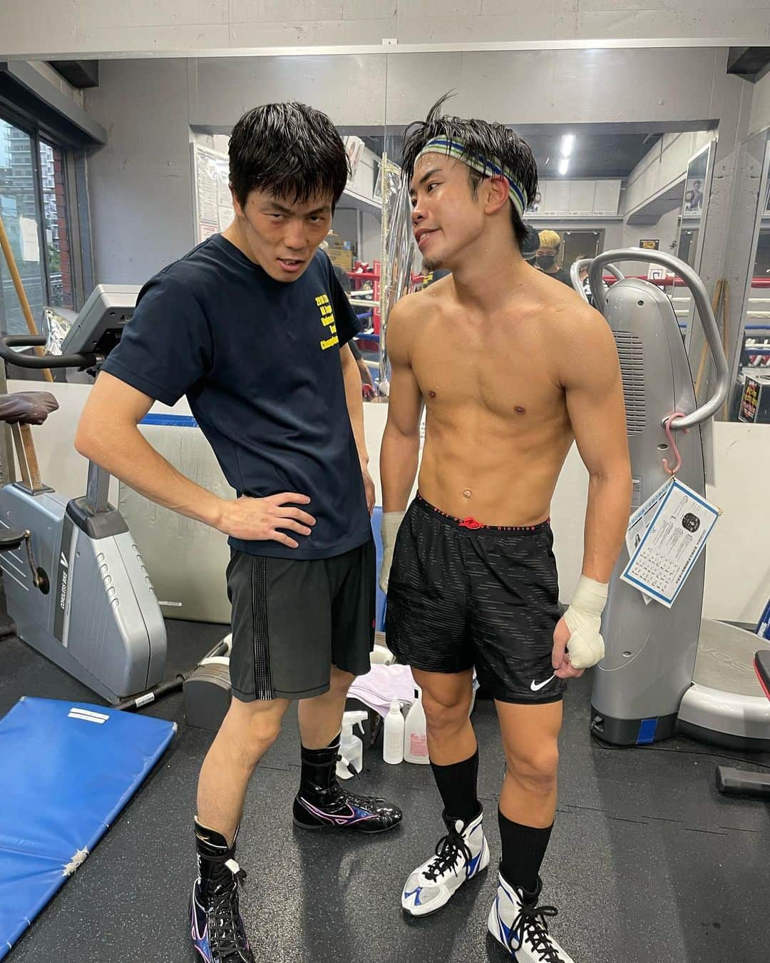 谷口将隆さんのインスタグラム写真 - (谷口将隆Instagram)「. . sparring🥊withきょた(@kyotaroyoshida ) . . #sparring  #training #スパーリング　#トレーニング #吉田京太郎　#仕上がってる #9月13日　#後楽園ホール」8月29日 18時01分 - _masataka_taniguchi_