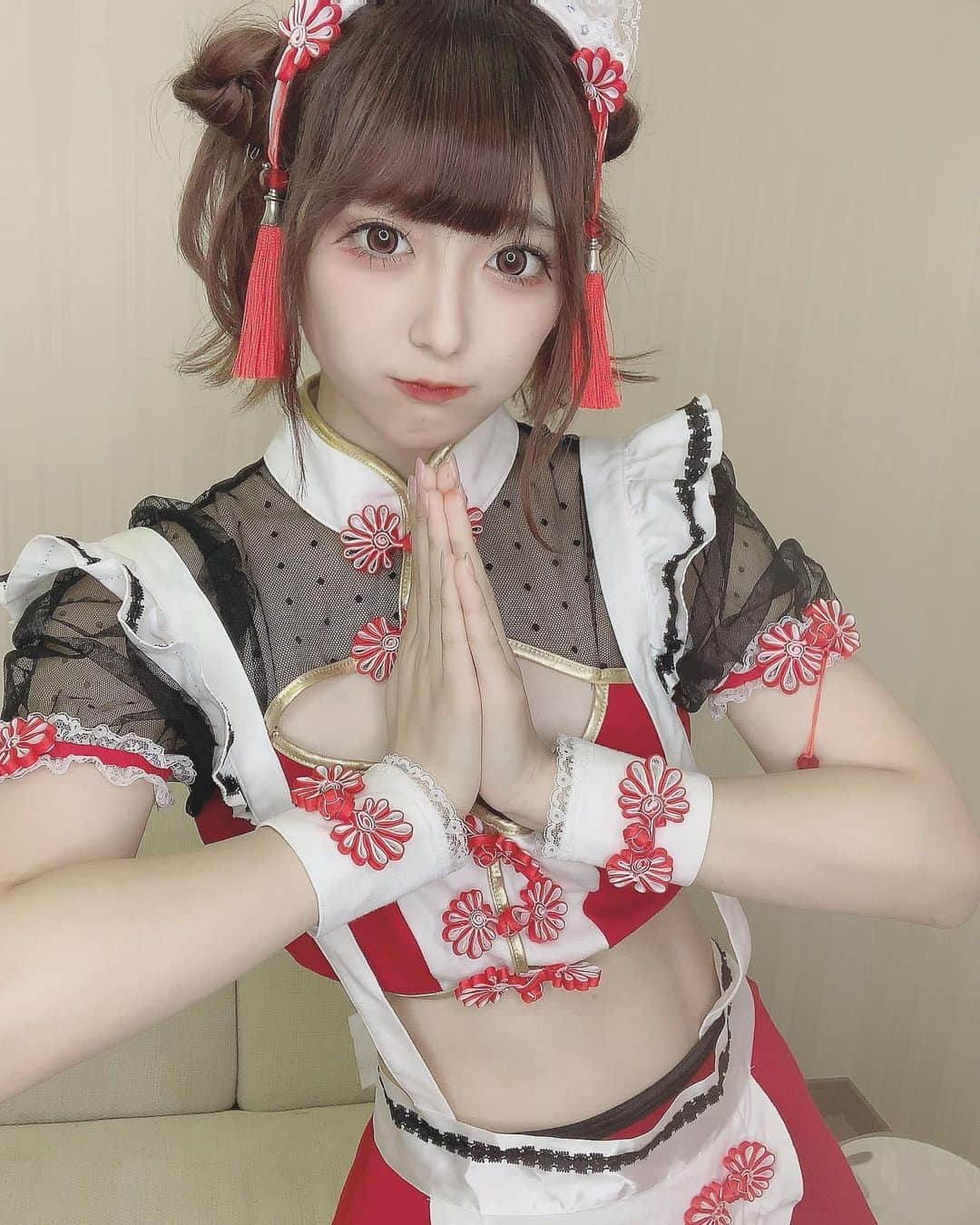 高梨あいのインスタグラム：「🇨🇳🐼 フレッシュ撮影会で着用した Malymoon（@malymoon1991）さんのチャイナ服！  何から何まで可愛くて天才だ、、 他の衣装も着たいᐡ⸝⸝> ̫ <⸝⸝ᐡ！ ・ ・ ・ #チャイナ服 #チャイナ #コスプレ #コスプレイヤー #自撮り #自撮り女子 #selfie #selfies  #地雷系 #地雷女子 #地雷系女子 #20years #20yearsold  #Japanesegirl #likeforlikes #l4l」