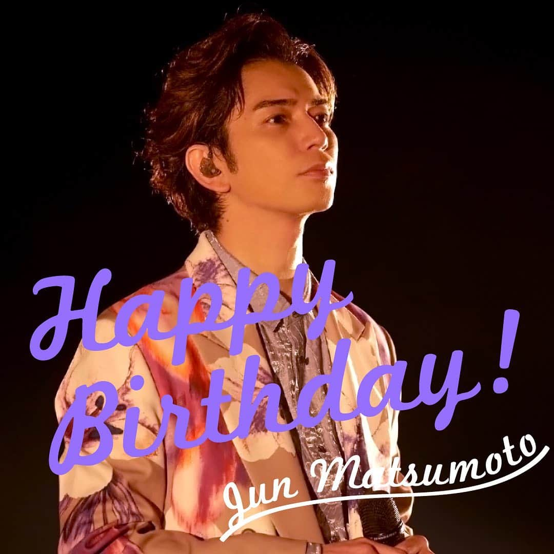 嵐（ARASHI）さんのインスタグラム写真 - (嵐（ARASHI）Instagram)「⁡ 松潤、お誕生日おめでとう！ Happy Birthday,Jun! #嵐 #ARASHI #Jun」8月30日 0時00分 - arashi_5_official