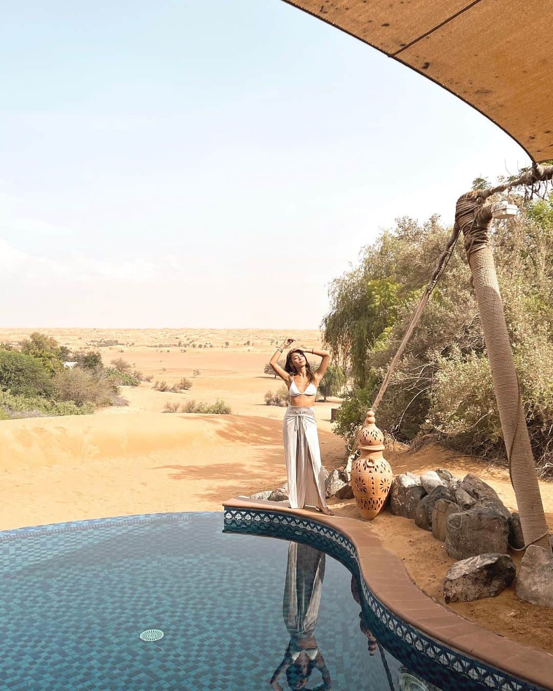 のインスタグラム：「🐪🌵  #dubai#trip#almahadesertresort」