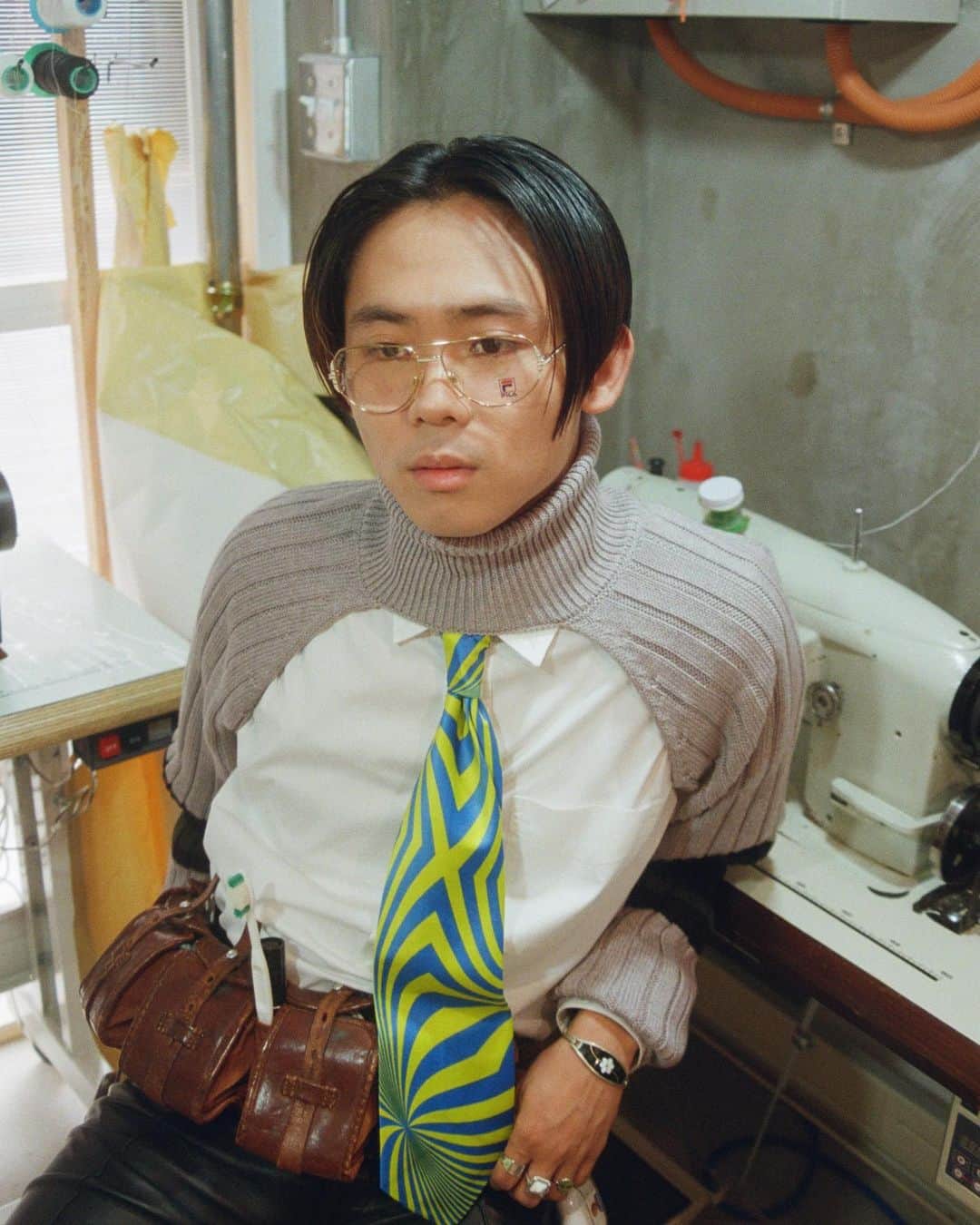 オカモトレイジのインスタグラム：「全部私服🤣 @mercari.magazine ✨」