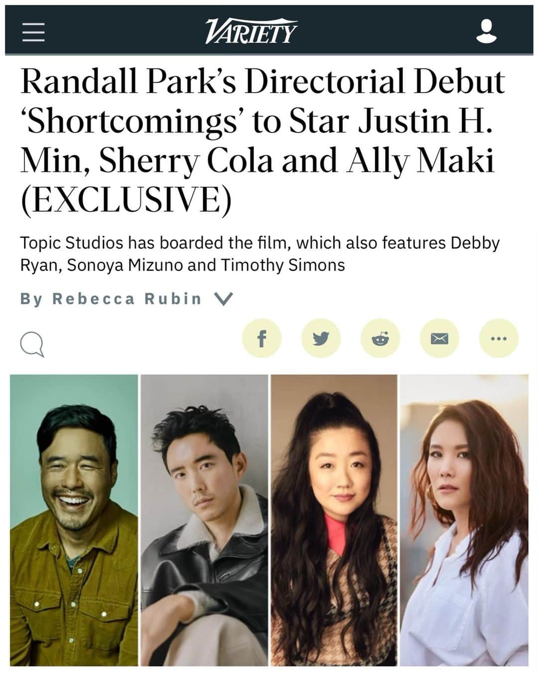 アライ・マキのインスタグラム：「When the vision board comes to life.❤️‍🔥 Been dreaming of a Japanese American female character like this for so long. Can’t begin to express how grateful I am for this very beautiful group of people. #Shortcomings」
