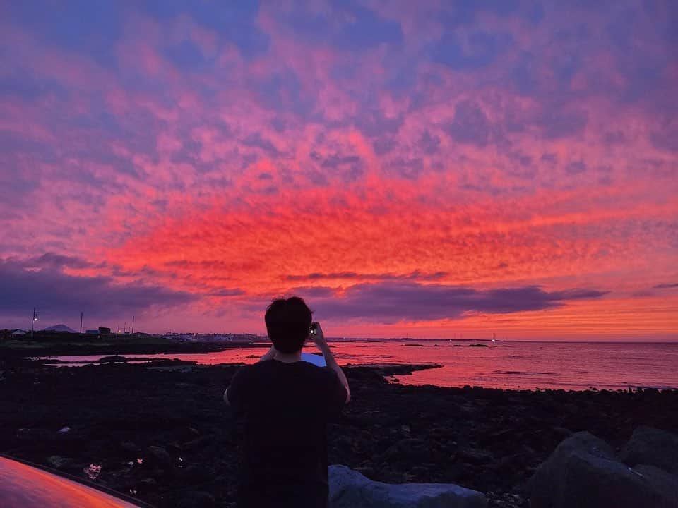 ユン・ソヌのインスタグラム：「1년전 아름다웠던 제주」