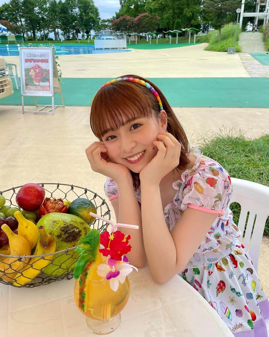 倉野尾成美さんのインスタグラム写真 - (倉野尾成美Instagram)「8月ありがとう🍉☀️✨」8月31日 23時42分 - noochan_1108