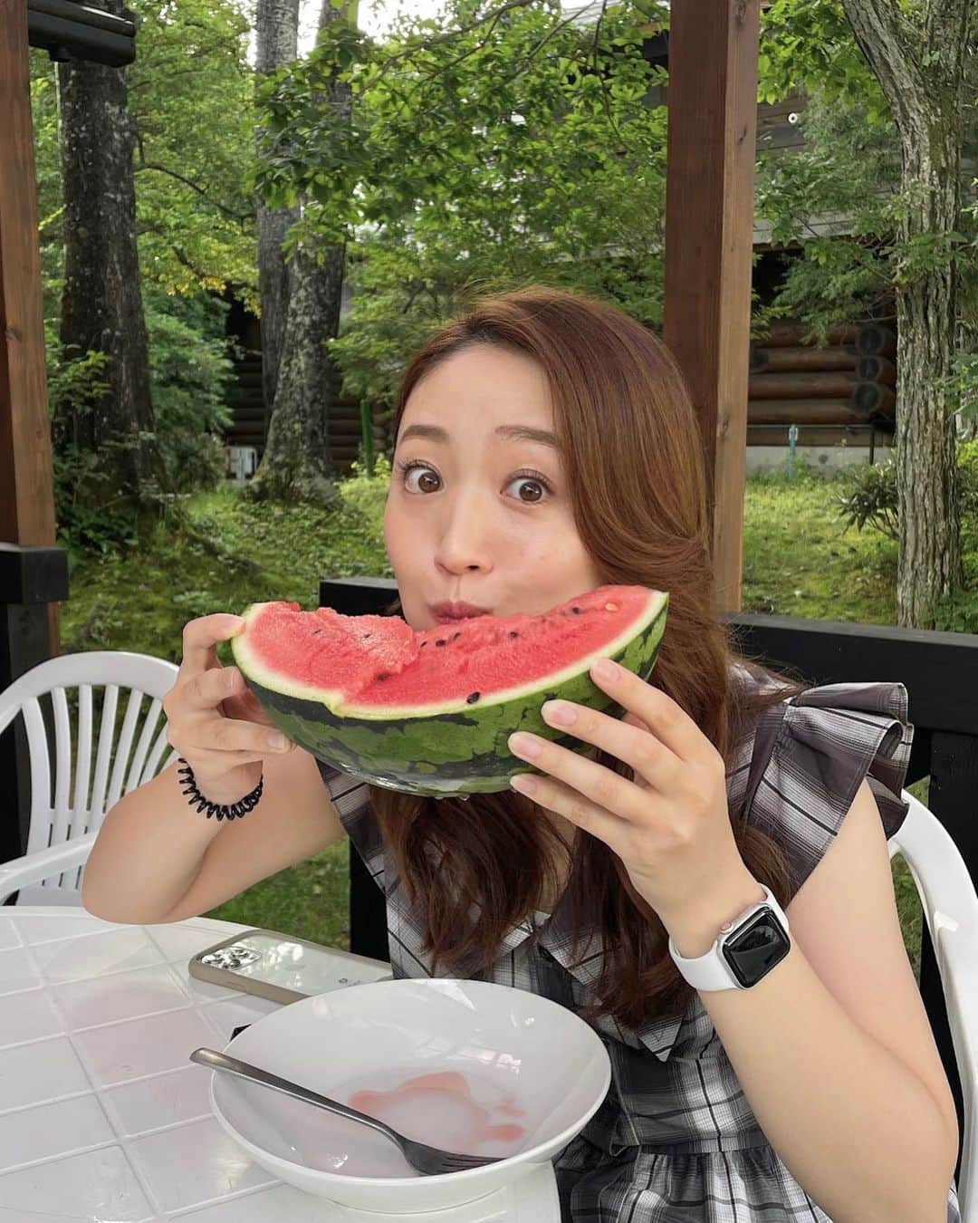 のインスタグラム：「⁡ ８月も終わり🍉 でもまだまだ暑さが厳しい…🥵 残暑乗り切りましょう！！」
