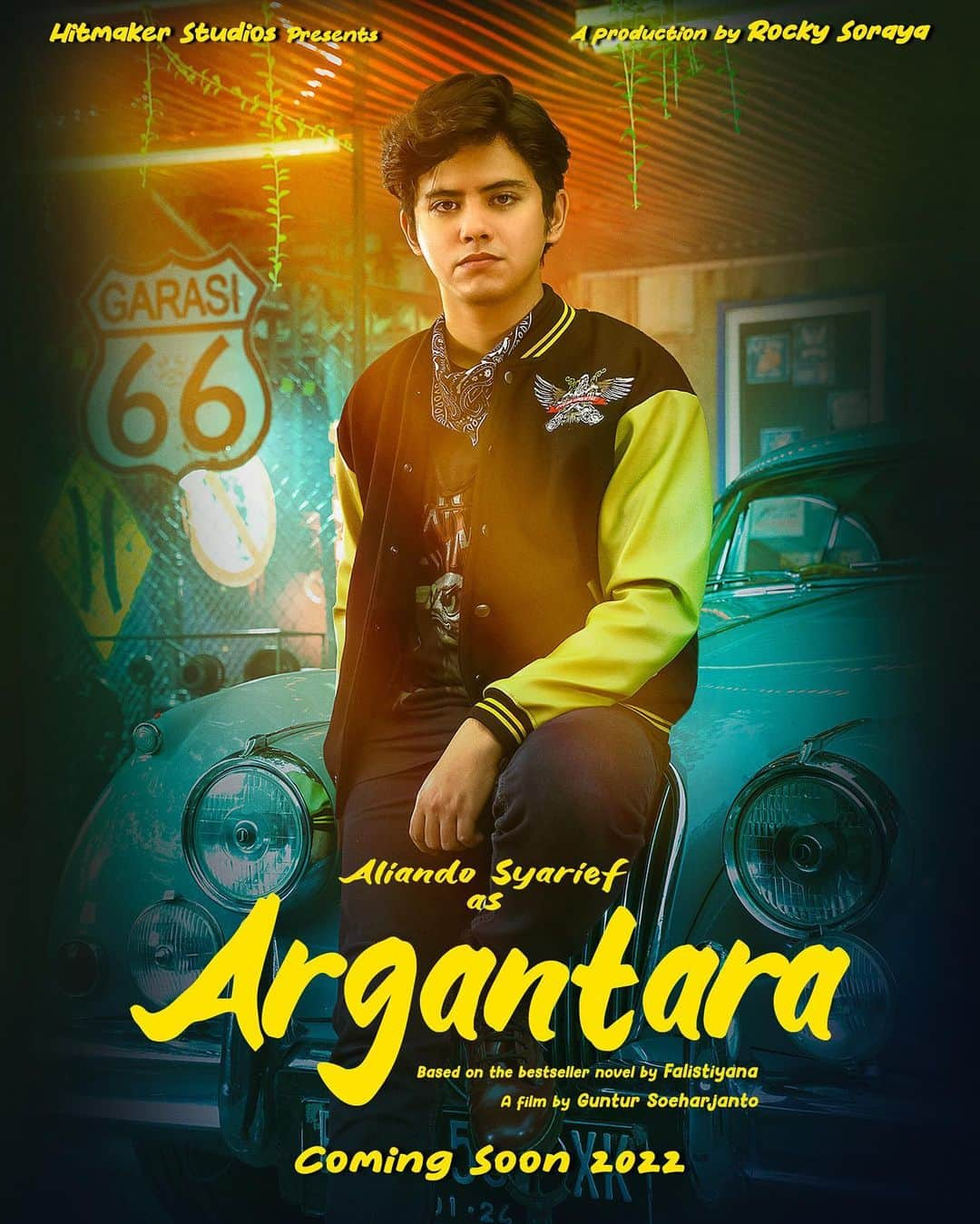 Aliando Syariefのインスタグラム：「Argantara Reynard, ketua geng motor Agberos. Seorang trouble maker dan paling jago berkelahi.  Siap untuk bertemu Arga? Argantara segera tayang di bioskop!  #HitmakerStudios #Argantara #FilmArgantara」