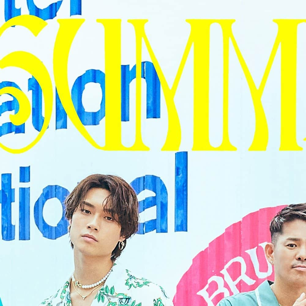 DEEP SQUADのインスタグラム：「DEEP SQUAD NEW SG 「VIVA SUMMER!!!!!!」8/31 Release!! カップリング曲「夏薫風」は杉山亮司が作詞に参加!!  #DEEPSQUAD #VIVASUMMER #ビバサマ  #夏薫風」