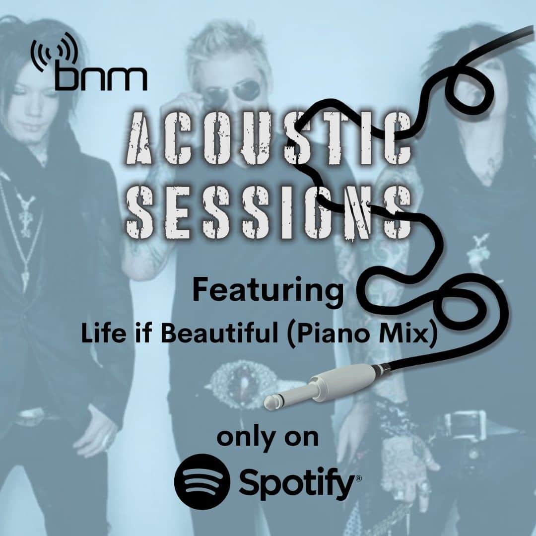 SIXX:A.M.のインスタグラム：「SIXX:A.M. Acoustic sessions now up and only on @spotify - Hit the link in our stories to listen ‼👂💥」