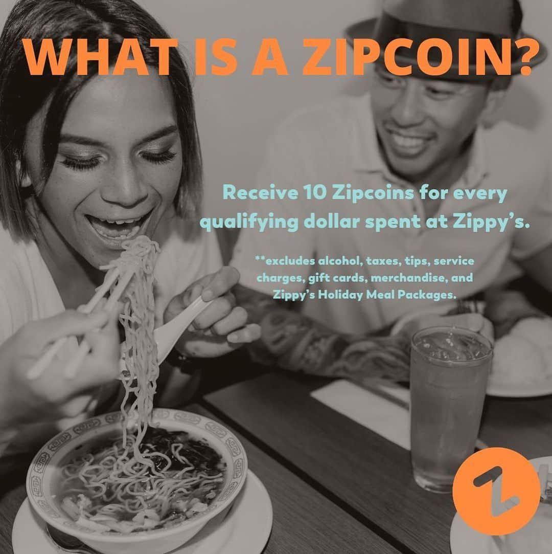 Zippy's Restaurantsさんのインスタグラム写真 - (Zippy's RestaurantsInstagram)「Introducing #ZipsterRewards--Get rewarded for eating at Zippy's! Swipe through to learn how you can start earning Zipcoins today! Earn 10 Zipcoins for every $1 you spend at Zippy's, where ever you order your Zippy's from.   Start by downloading the Zippy’s app from the Apple App Store or Google Play Store and sign up to start earning Zipcoins for free Zippy's favorites!   For a limited time, get a FREE Zip Pac when you download the NEW Zippy's app, sign up to become a Zipster, and make your first purchase.   Click the link in our bio for more information!」8月9日 3時13分 - zippys