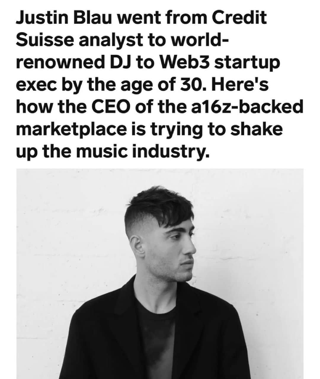 ブラウのインスタグラム：「Humbled and honored by this @businessinsider profile; it’s hard to believe sometimes that it’s true! Thanks @morganchittum for telling my story!」