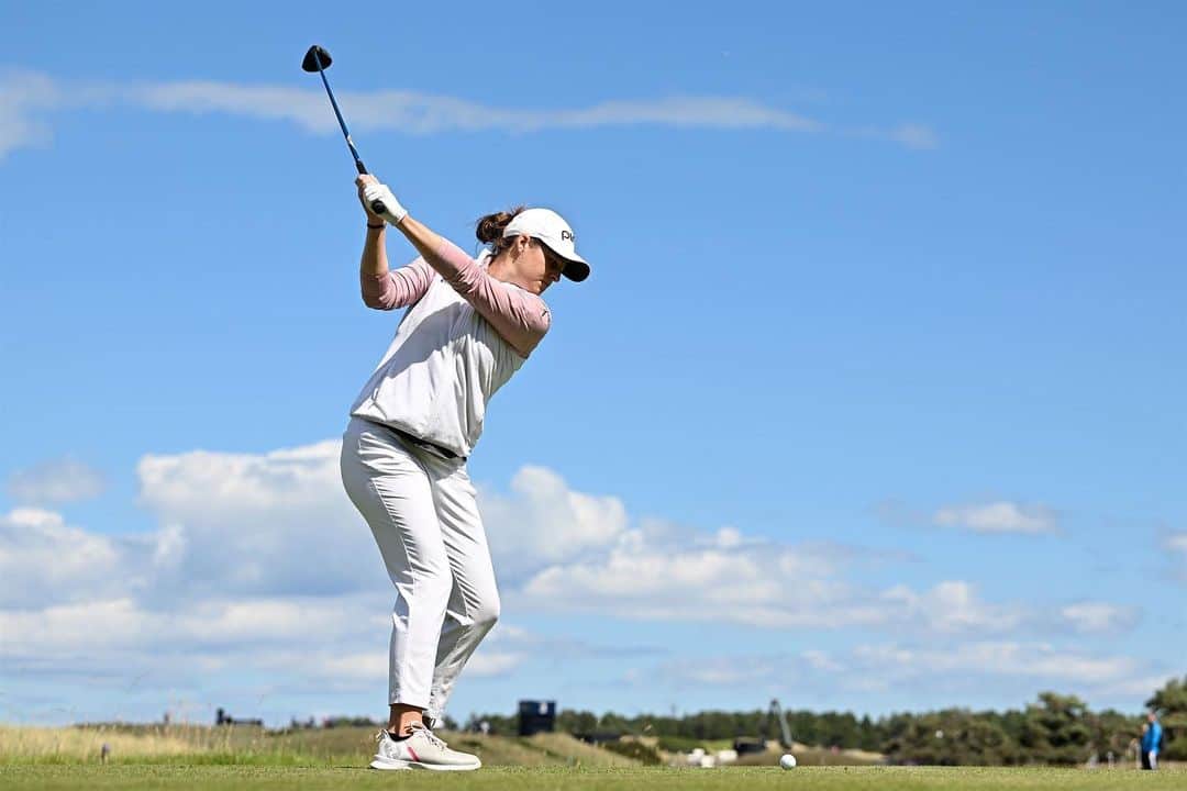 アリー・ユーイングのインスタグラム：「Thank you @aigwomensopen and @hceg.muirfield for an incredible week! What a great test of links golf! Always love the test. Ready for a couple of weeks to recharge at home before the @cpwomensopen!」