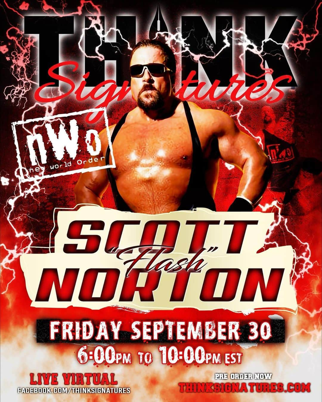 スコット・ノートンさんのインスタグラム写真 - (スコット・ノートンInstagram)「See you September 30….virtual signing 6-10 EST. Pick up a copy of my book “Strong Style”   #scottnorton #scottflashnorton #overthetop #nwo4life #njpw」8月9日 10時53分 - scottflashnorton