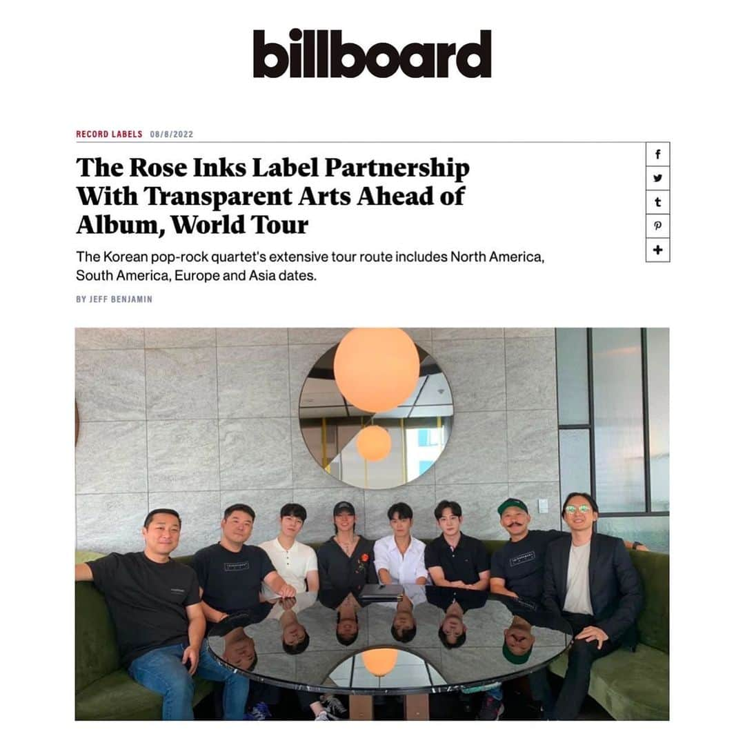 Far East Movementのインスタグラム：「🌐 @billboard Officially announcing @official_therose Heal Together World Tour, Heal album and label partnership with @transparentfeed , this album and tour is one to watch !」