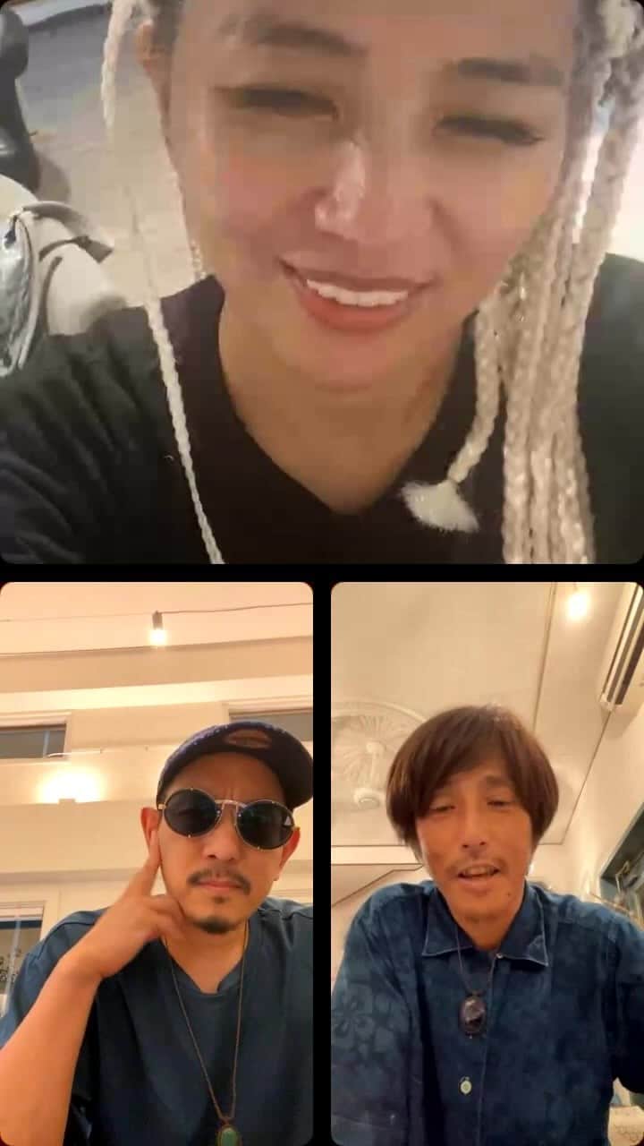 MINMIのインスタグラム：「dozan11 三木道三✖︎永原レキ✖︎MINMI  トークテーマは"生きる" 生きてるって最高！のあなたも生きててしんどいあなたも見てね！結論、淡路島でビッグハグしよう‼️💪🏽❤️w」