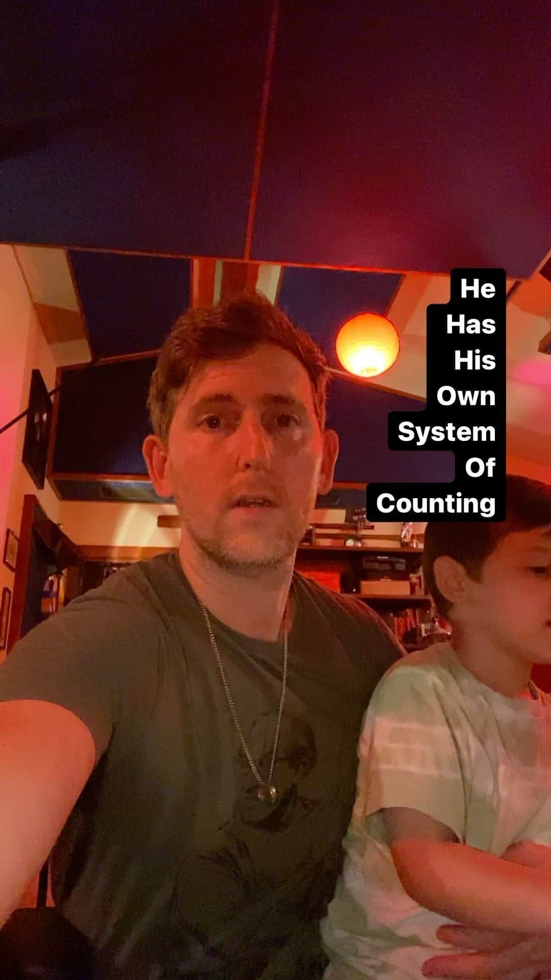 ジェシー・カーマイケルのインスタグラム：「He Has His Own System Of Counting…」