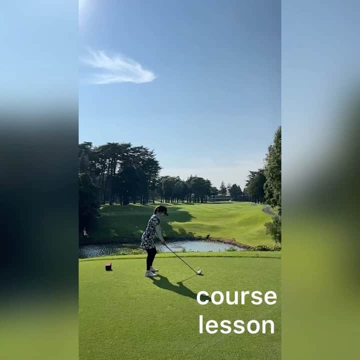 のインスタグラム：「いつも楽しい女子ゴルフメンバーでコースレッスン⛳️」