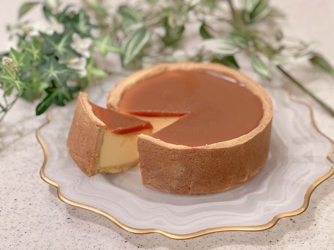 希空のインスタグラム：「プリンタルト𓂃◌𓈒𓐍   #プリンタルト #プリン #お菓子作り #おうちカフェ #焼き菓子 #お菓子作り記録」