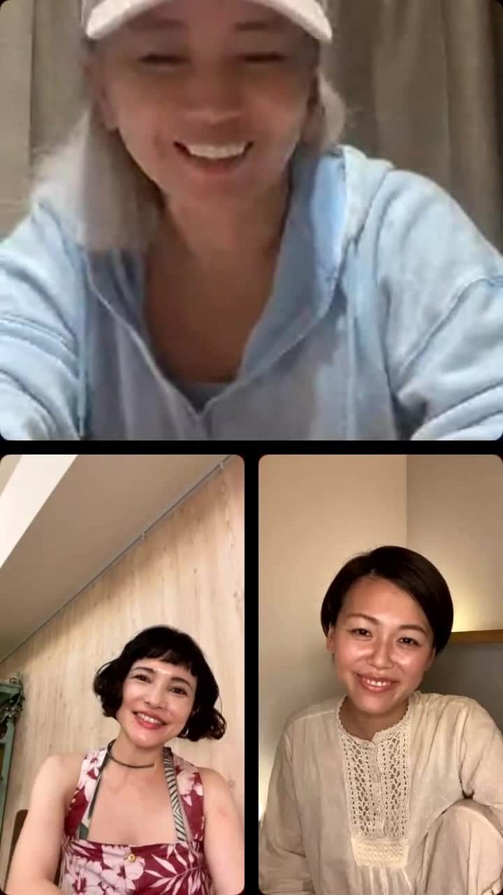 MINMIのインスタグラム：「美しい2人にはステキな理由がある 🌸自分と向き合うマインドセット　淡路島の魅力🌸　是非見てね！ ゲストはnoma @noma77777  常見智子さん　@kukuri_an」