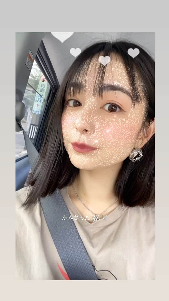 松原菜摘のインスタグラム：「髪切った🕊」