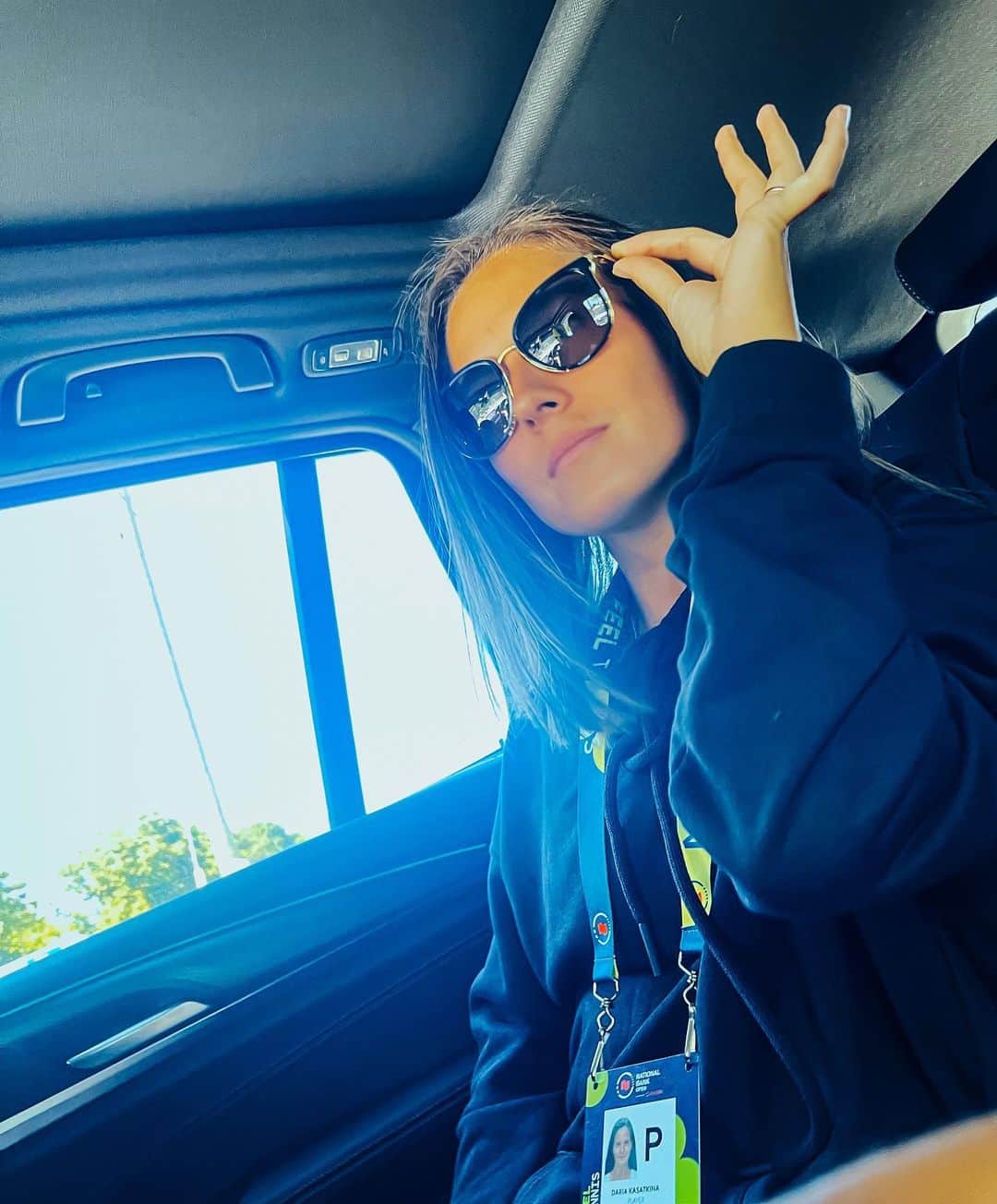 ダリア・カサトキナのインスタグラム：「Back to US🇺🇸 Cinci next🔥 #DD」