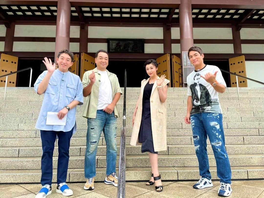 槙原寛己のインスタグラム：「8/12(金)18:50〜 テレ朝『ザワつく路線バスの旅』出演します！  本日、ザワつきます👍  #ザワつく金曜日 #槙原寛己 #長嶋一茂 #サバンナ高橋 #藤原紀香」