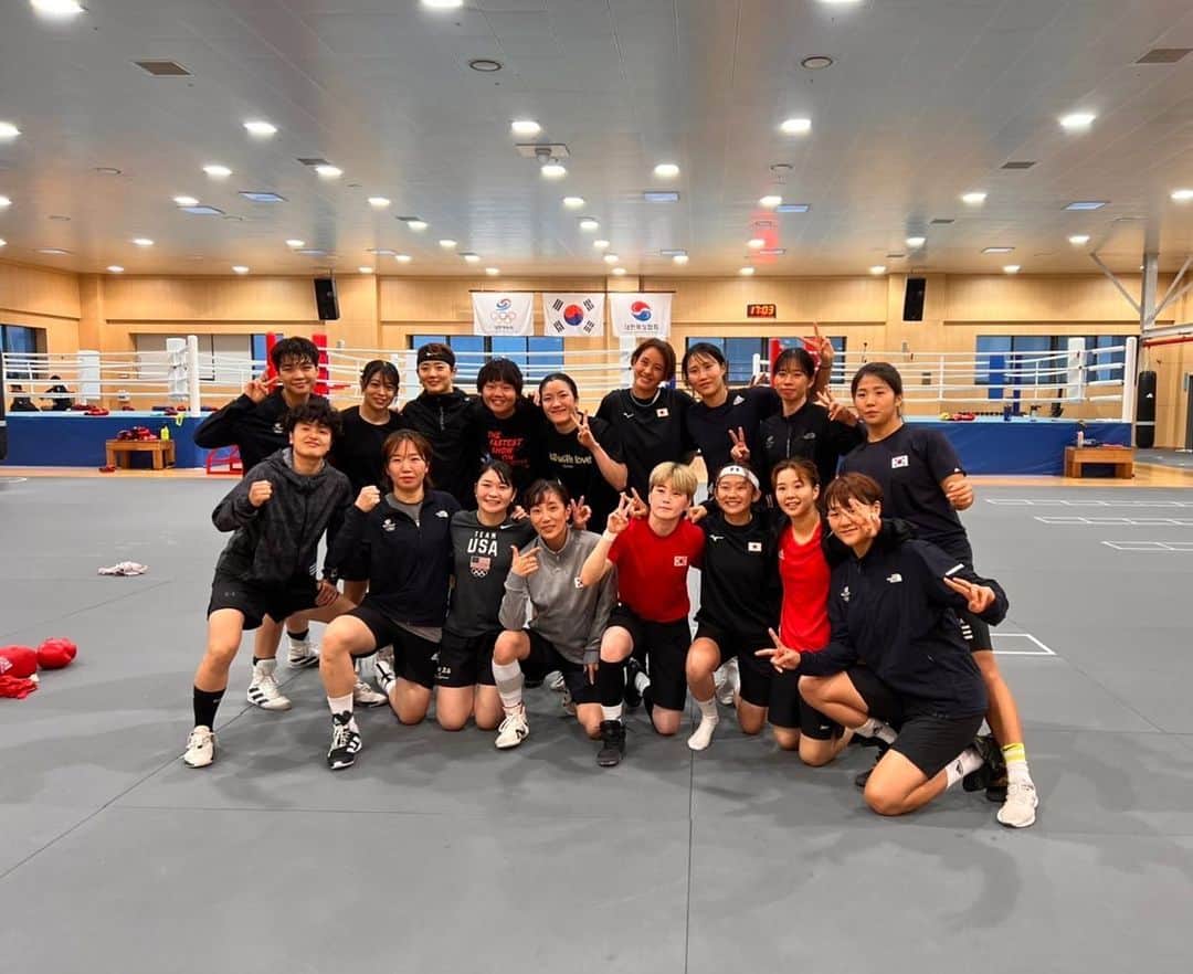 並木月海のインスタグラム：「🇯🇵✖︎🇰🇷 10日間の韓国合宿無事に終了です‼︎ とても良い練習が出来ました☺️✌️ 감사합니다❤️🤍💙」